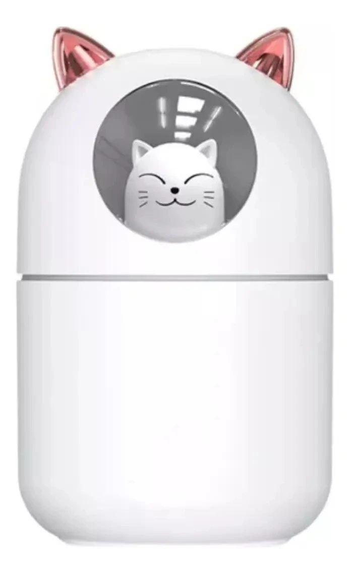 Umidificador Aromatizador Difusor Gatinho
